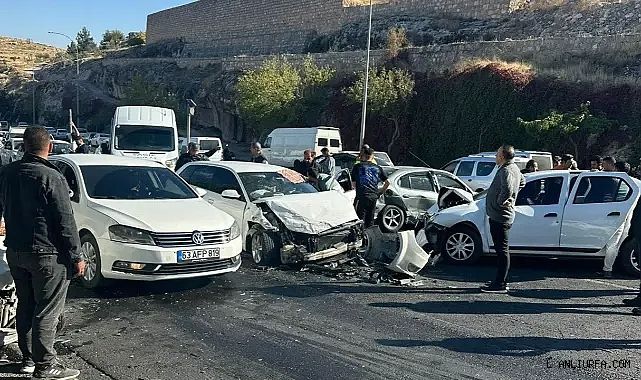 Şanlıurfa'da zincirleme kaza!