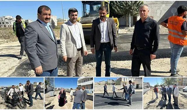 Suruç'ta Amed Caddesi Asfaltlanıyor