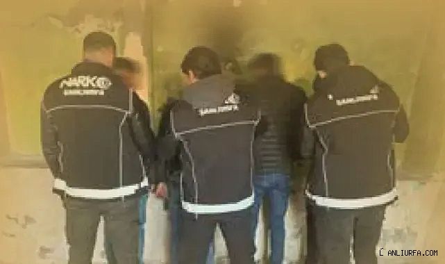 Urfa'da uyuşturucu ticareti yapan 3 şahıs tutuklandı!