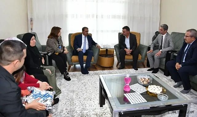 Vali Şıldak şehit ailelerini ziyaret etti!
