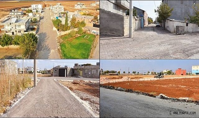Hilvan'da Yol Yapım Çalışmaları Devam Ediyor
