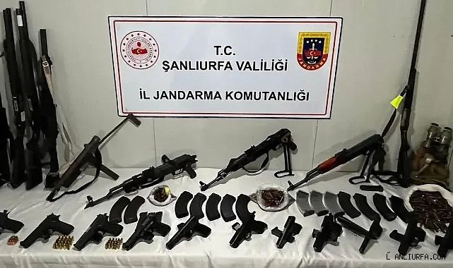 Urfa'da silah operasyonu! Cephane ele geçirildi!