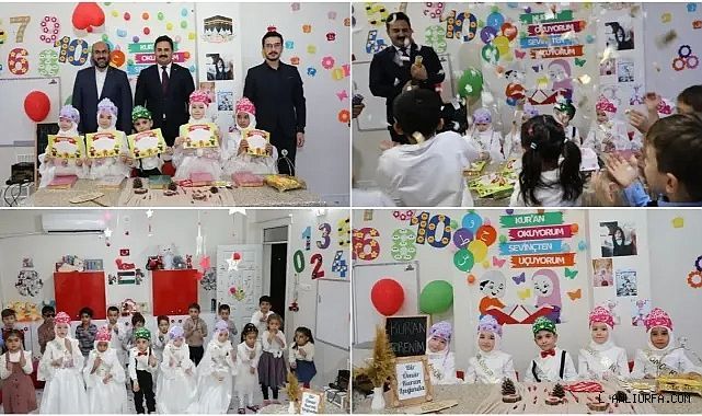 Viranşehir'de Minik Öğrenciler Kur'an-ı Kerim Okumaya Geçti