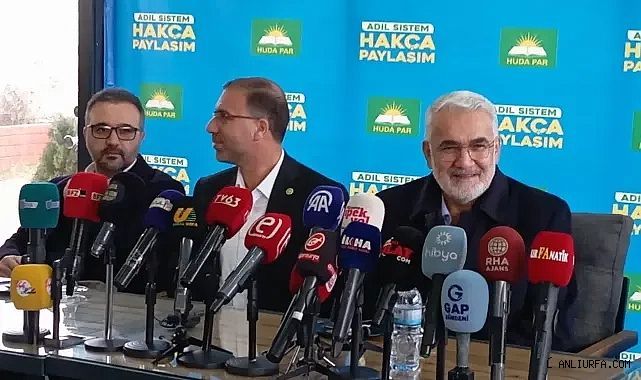 Yapıcıoğlu Şanlıurfa'da gündemi değerlendirdi