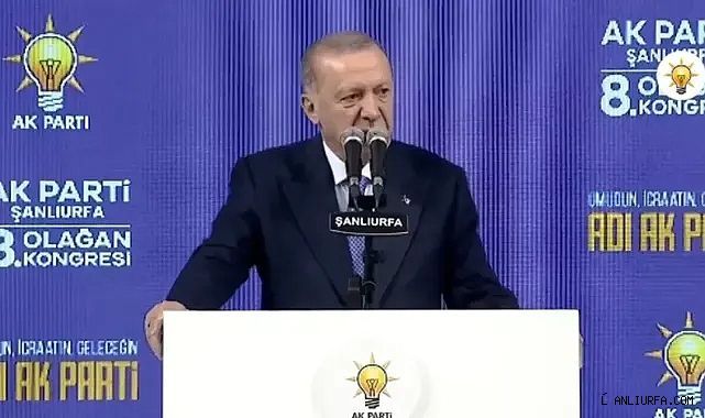 Cumhurbaşkanı Erdoğan Şanlıurfa'da konuşuyor!