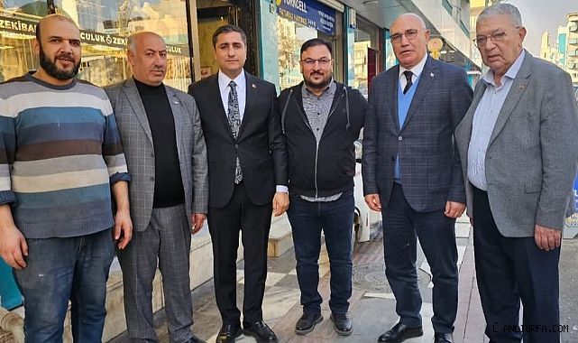 Cumhuriyet Halk Partisi Şanlıurfa İl Başkanı Ferhat Karadağ, Akçakale Esnafıyla Bir Araya Geldi