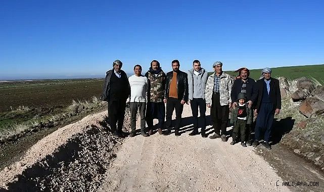 Siverek kırsalında yol çalışmaları sürdürüyor