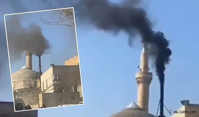 Urfa'daki hamamın dumanı tepki çekti!