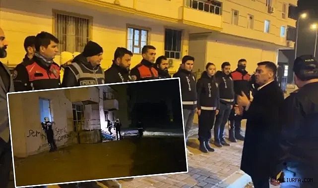 Urfa'nın ilçesinde huzur uygulaması! Emniyet Müdürü Aksoy da katıldı!