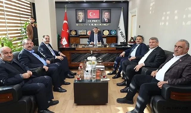 Vekil Hikmet Başak'tan İl Başkanı Günbegi'ye Hayırlı Olsun Ziyareti