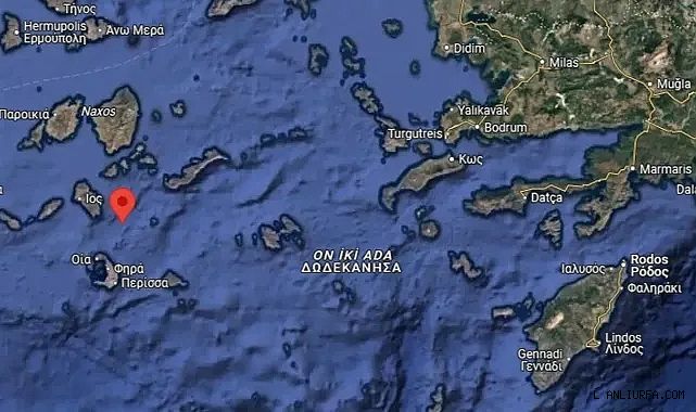 AFAD duyurdu! Ege Denizi'nde 4.8 büyüklüğünde deprem!