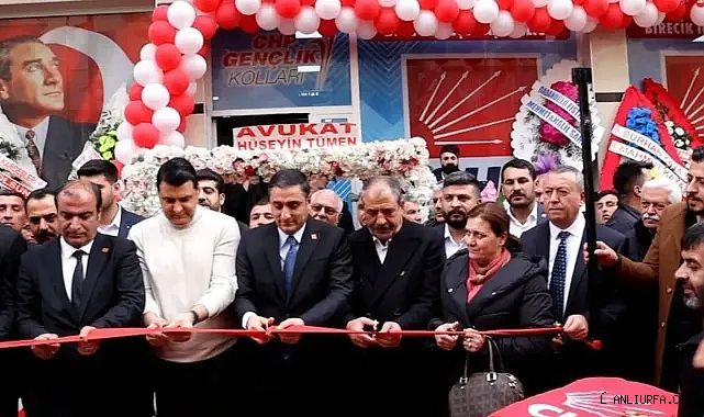 CHP, Şanlıurfa'da hizmet binasının açılışını yaptı!