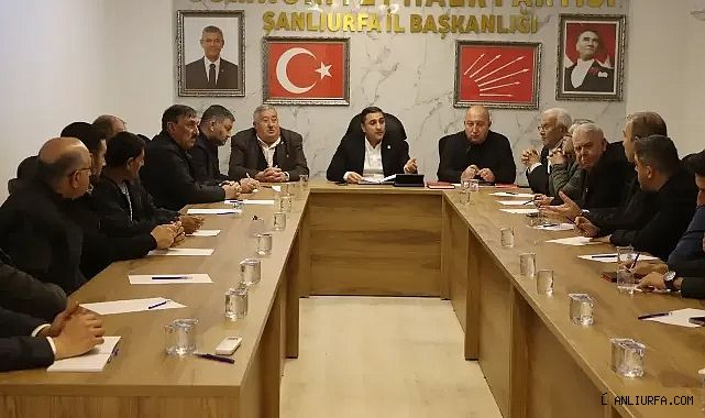 CHP Şanlıurfa İl Başkanlığı Halk Buluşmasına Davet Ediyor