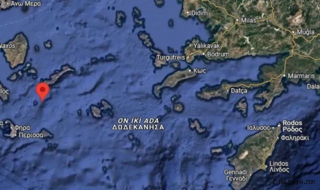 Ege Denizi’nde 5.2 büyüklüğünde deprem!