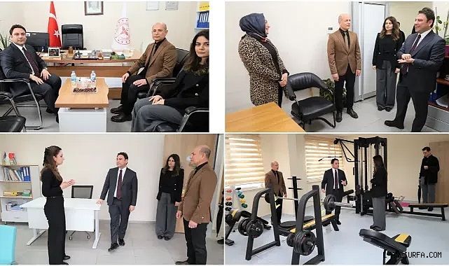 Kaymakam Şahin'den Haliliye İlçe Sağlık Müdürlüğüne Ziyaret