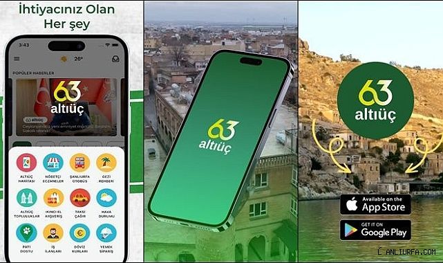 Şanlıurfa'nın Yerli ve Milli Sosyal Medya ve dijital şehir Uygulaması AltıÜç Yenilendi!