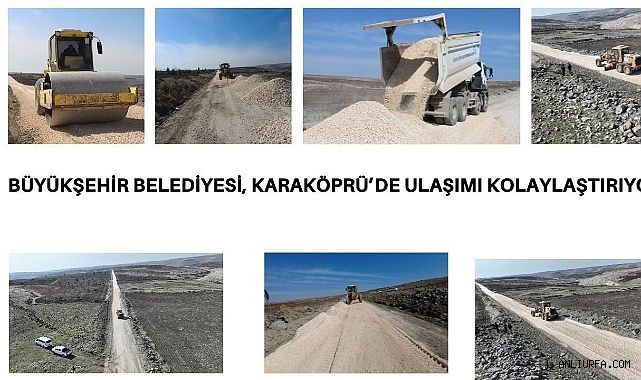 Büyükşehir Belediyesi, Karaköprü'de Ulaşımı Kolaylaştırıyor