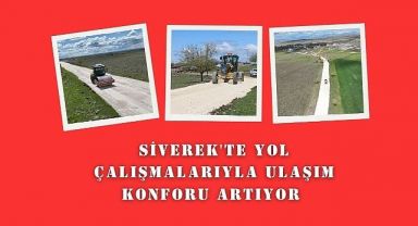 Siverek'te Yol Çalışmalarıyla Ulaşım Konforu Artıyor