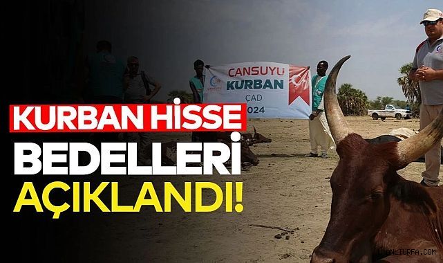 Cansuyu Derneği Kurban Hisse Bedellerini Açıkladı