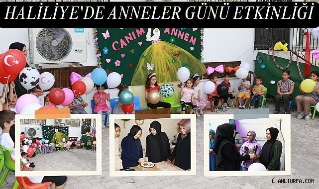 Haliliye'de Anneler Günü Etkinliği