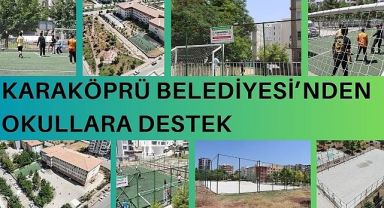 Karaköprü Belediyesi'nden Okullara Destek