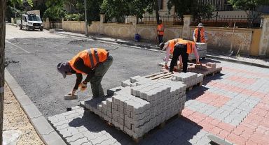 Karaköprü'de üstyapı çalışmaları devam ediyor