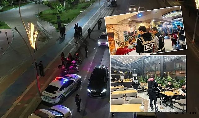 Şanlıurfa'da GAP Vadisi Bulvarı'daki kafeler denetlendi!