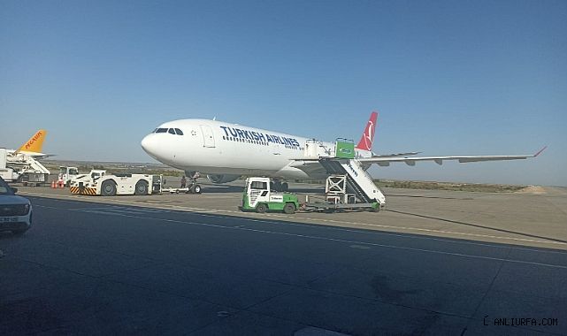 Şanlıurfa GAP Havalimanı'ndan Medine'ye hac döneminde direkt charter uçuşları başladı.