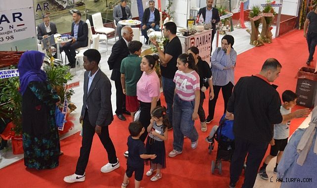 ŞANLIURFA İNŞAAT FUARINI 35 BİN KİŞİ ZİYARET ETTİ