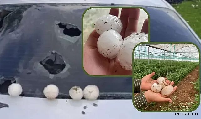 Şanlıurfa'yı dolu vurdu!