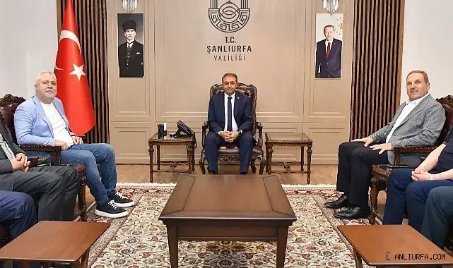 Şanlıurfaspor Yönetimi'nden Vali Hasan Şıldak'a Ziyaret