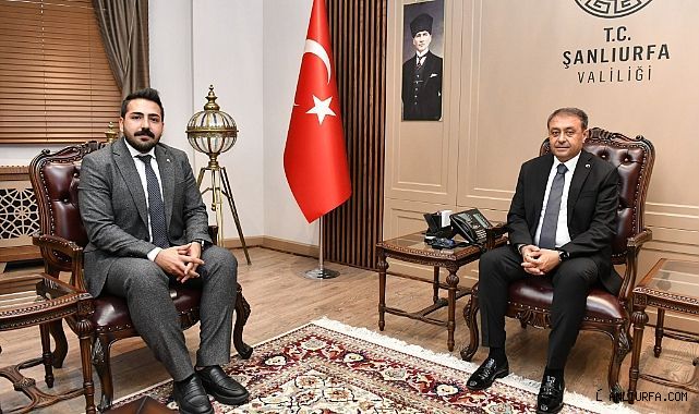 TOBB Şanlıurfa İl Genç Girişimciler Kurulu Başkanı Mehmet Suphi Karakuş'tan Vali Hasan Şıldak'a Ziyaret