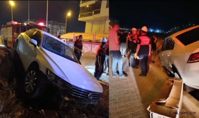 Urfa'da gece vakti kaza!