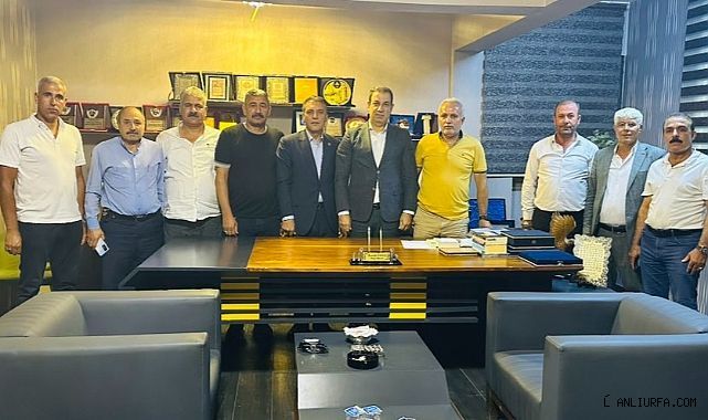 Mustafa Yavuz, Şanlıurfa Tüm Muhtarlar Federasyonu'nu Ağırladı
