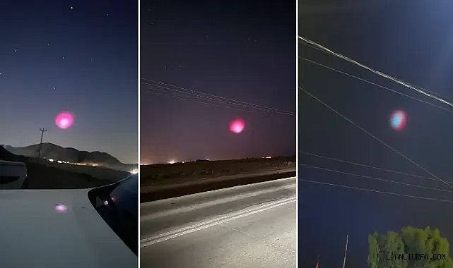 Şanlıurfa'da gökyüzünde görüldü! Merak konusu oldu!