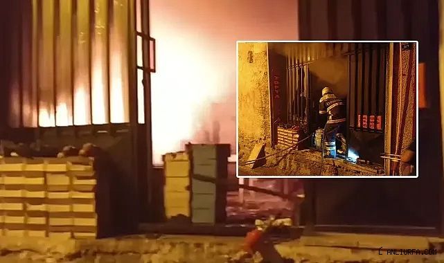 Şanlıurfa'da işyerinde yangın! Ekipler müdahale etti!