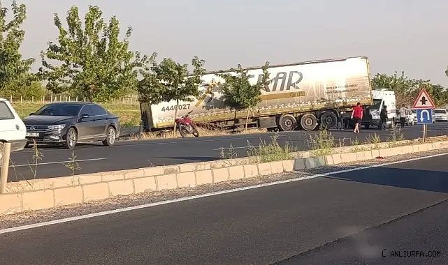 Şanlıurfa'da TIR kontrolden çıktı!