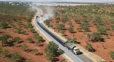 Halfeti'de kırsal yollar yenileniyor