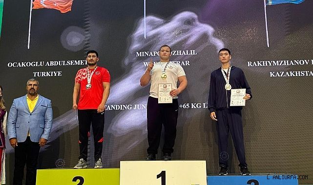 Haliliye'nin Milli Sporcusu Abdulsamet Ocakoğlu, Dünya İkincisi Oldu