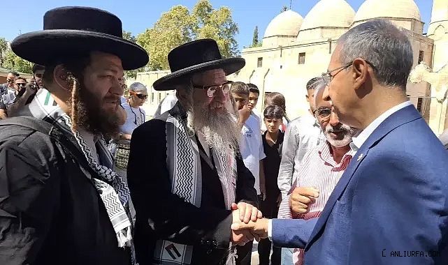 Şanlıurfa'da gerçekleştirildi! Hahamlar İsrail'i kınadı!