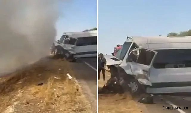Urfa'da feci kaza! 2 kişi yanarak can verdi!