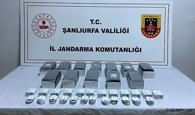 Urfa'da gümrük kaçağı telefonlar ele geçirildi!