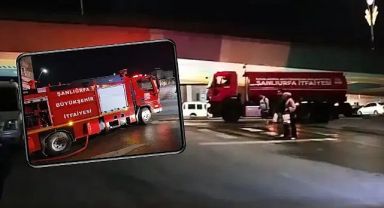 Urfa'da iş yeri cayır cayır yandı!