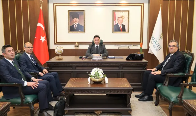 Gaziantep Vergi Denetim Grup Başkanı Haliliye Kaymakamı'nı Ziyaret Etti