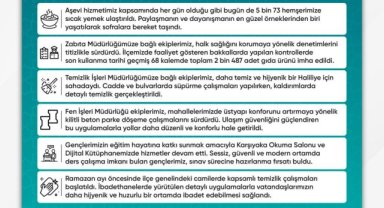 Haliliye Belediyesi Ekibine Teşekkür Etti