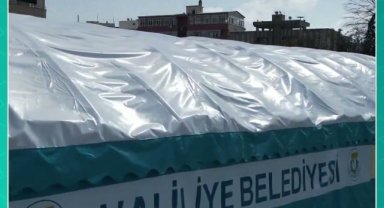 Haliliye Belediyesi Necmettin Cevheri Parkı'nda İftar Çadırı Kuruyor