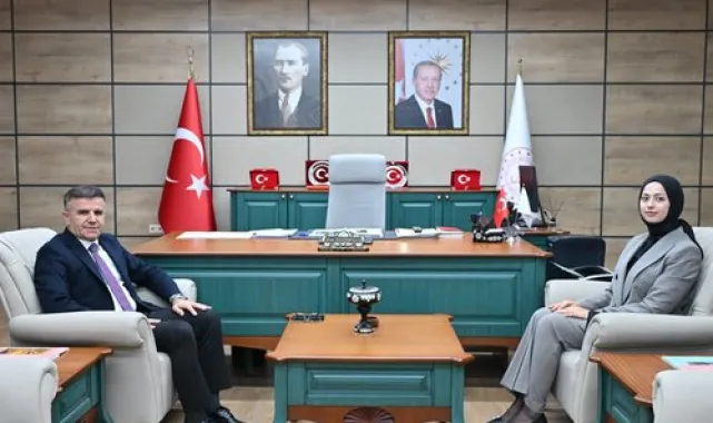 Kaymakam Adayı Nihal Özer'den İl Milli Eğitim Müdürü Asım Sultanoglu'na Ziyaret