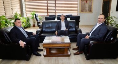 MHP'li Vekil ve İl Başkanı, Şanlıurfa İl Sağlık Müdürü'nü Ziyaret Etti