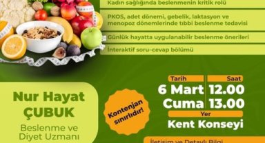 Şanlıurfa'da Kadın Sağlığı ve Beslenme Semineri Düzenleniyor