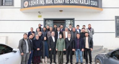 Viranşehir Esnaf Odası'nda Yeni Başkan Elbenim, AK Parti'den Ziyaret